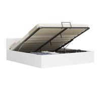 vidaXL Cadre de lit avec rangement hydraulique Similicuir 160x200 cm 285520