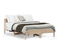 vidaXL Cadre de lit sans matelas 140x190 cm bois de pin massif