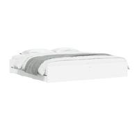 vidaXL Cadre de lit avec tiroirs - sans matelas - Blanc - 180x200 cm