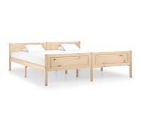 vidaXL Cadre de lit bois 180x200 cm
