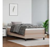 vidaXL Cadre de lit Cappuccino 80x200 cm