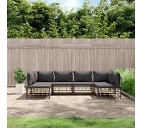 vidaXL Cadre de lit chêne marron 140x200 cm bois d'ingénierie et métal