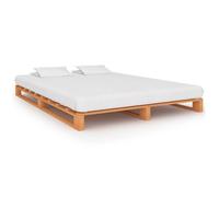Cadre de lit de palette sans matelas 180x200cm bois massif