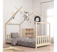 vidaXL Cadre de lit d'enfant Bois de pin massif 80x160 cm 283365