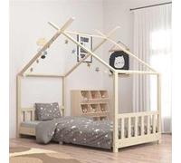 vidaXL Sommier de lit pour enfants en pin massif 90 x 200 cm