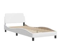 vidaXL Cadre de lit Dover rembourré avec tête de lit et sommier à lattes 373099 Multicolore G