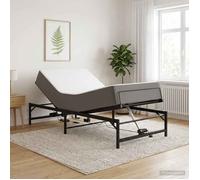 vidaXL Cadre de Lit Électrique Réglable Noir 80 x 200 cm Acier 42021377