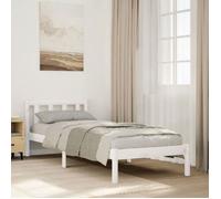 vidaXL Cadre de lit extra-long 100x210 cm en pin massif sans matelas - 852433