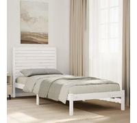 vidaXL Cadre de lit extra long sans matelas 90x210 cm bois massif