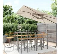 vidaXL Cadre de lit Gris 80x200 cm Similicuir