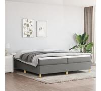 vidaXL Cadre de Lit Gris Foncé