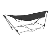 vidaXL Cadre de lit métal avec tête de lit/pied de lit noir 193x203 cm