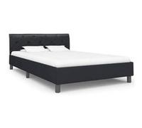 vidaXL Cadre de lit sans matelas noir similicuir 120x200 cm