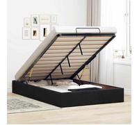 vidaXL Cadre de lit ottoman sans matelas 120x190 cm velours noir