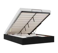 vidaXL Cadre de lit ottoman sans matelas noir 140x190 cm velours 3310963