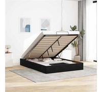 vidaXL Cadre de lit ottoman sans matelas noir 140x190 cm velours 3310963