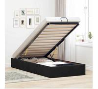 vidaXL Cadre de lit ottoman sans matelas 90x190 cm velours noir