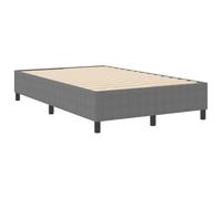 vidaXL Cadre de lit Plateforme Gris Clair 120 x 200 cm, Lit Plateforme rectangulaire Moderne, Cadre Minimaliste Sympa, Bois Durable, Confort pour Le Sommeil, Gain de Place