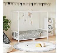 vidaXL Cadre de lit pour enfant blanc 80x160 cm bois de pin massif 834514