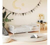 vidaXL Cadre de Lit pour Enfants avec Tiroirs, Lit Simple avec Tête de Lit et Pied de Lit, Meuble de Chambre, Scandinave, 834430