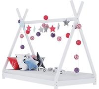 vidaXL Cadre de lit pour enfants Blanc Pin massif 80 x 160 cm - Cadre de lit pour enfants - Cadre de lit pour enfants - Lit d'enfant