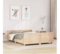 vidaXL Cadre de lit sans matelas 140x190 cm bois de pin massif 3302285