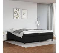 vidaXL Cadre de lit sans matelas 200x200 cm - Noir
