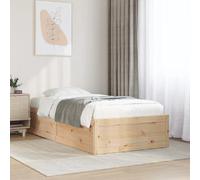 vidaXL Cadre de lit sans matelas 90x200 cm bois de pin massif