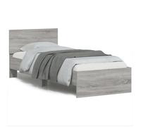 vidaXL Cadre de lit sans matelas avec lumières LED 90x200 cm 838811