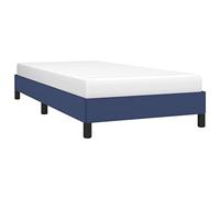 vidaXL Cadre de lit sans Matelas Bleu 90x190 cm Tissu