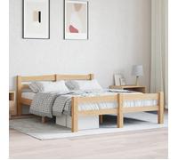 vidaXL Cadre de lit sans matelas bois de pin massif 120x200 cm 322063