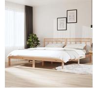 vidaXL Cadre de lit 3100599 Bois de pin massif 160x200 cm sans matelas
