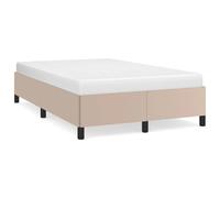 vidaXL Cadre de lit sans matelas cappuccino 120x190 cm similicuir