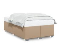 vidaXL Cadre de lit sans matelas cappuccino 120x190 cm similicuir
