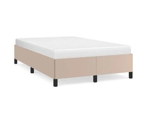 vidaXL Cadre de lit sans matelas cappuccino 120x190 cm similicuir