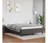 vidaXL Cadre de lit 347255 sans matelas similicuir gris 140x200 cm