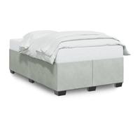 vidaXL Cadre de lit sans matelas gris clair 120x200 cm velours