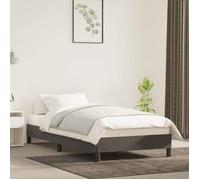 vidaXL Cadre de lit sans matelas 346959 velours gris foncé 100x200 cm