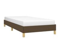 vidaXL Cadre de lit sans Matelas Marron foncé 80x200 cm Tissu
