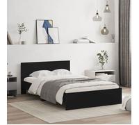 vidaXL Cadre de lit sans matelas noir 120x190 cm 3207512