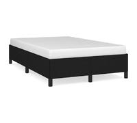 vidaXL Cadre de lit sans Matelas Noir 120x190 cm Tissu