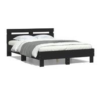 vidaXL Cadre de lit sans matelas noir 120x200 cm