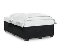 vidaXL Cadre de lit sans matelas noir 120x200 cm velours