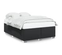 vidaXL Cadre de lit sans matelas noir 140x190 cm similicuir