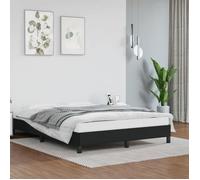 vidaXL Cadre de lit sans matelas noir 140x190 cm similicuir 346898