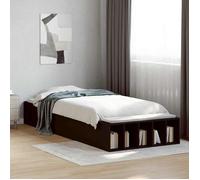 vidaXL Cadre de lit sans matelas noir 90x190 cm 3280616