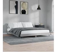 vidaXL Cadre de lit sans matelas sonoma gris 160x200cm bois ingénierie