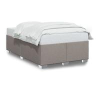 vidaXL Cadre de lit sans matelas taupe 120x200 cm tissu