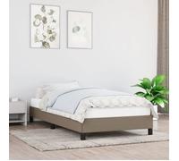 vidaXL Cadre de lit sans matelas taupe 80x200 cm tissu 346676