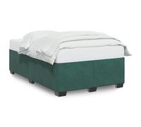 vidaXL Cadre de lit sans matelas vert foncé 120x200 cm velours